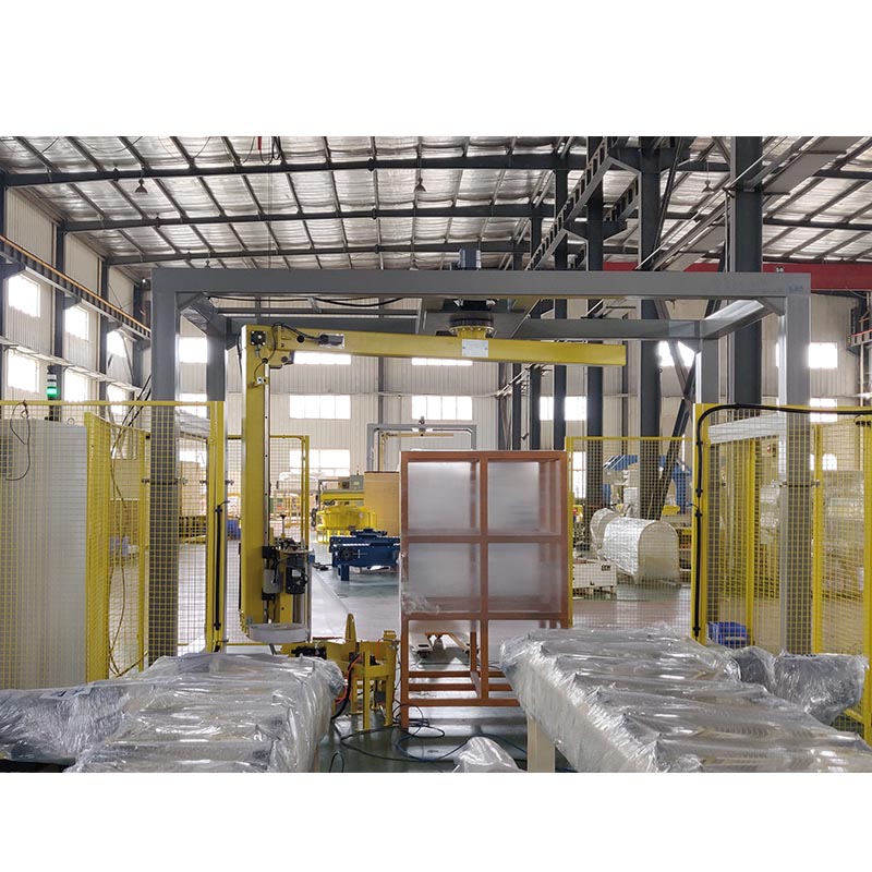 Automatic Rotary Arm Pallet Stretch Wrapper