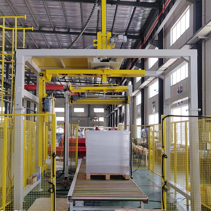 Automatic Rotary Arm Pallet Stretch Wrapper