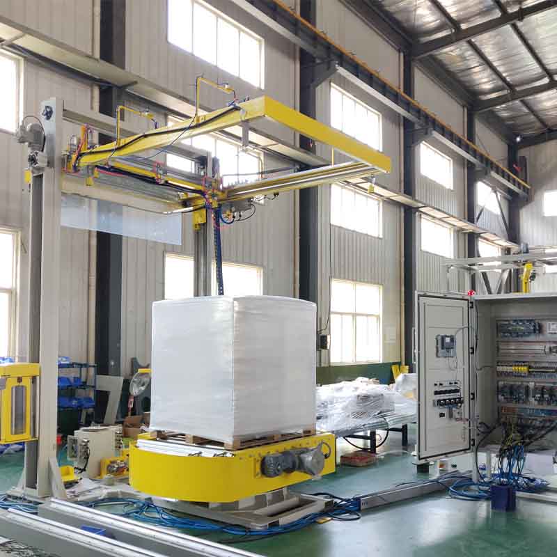 Automatic Pallet Stretch Film Packing Packaging Wrapper