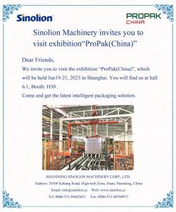 Sinolion Machinery invites you to visit exhibition[ProPak(China)