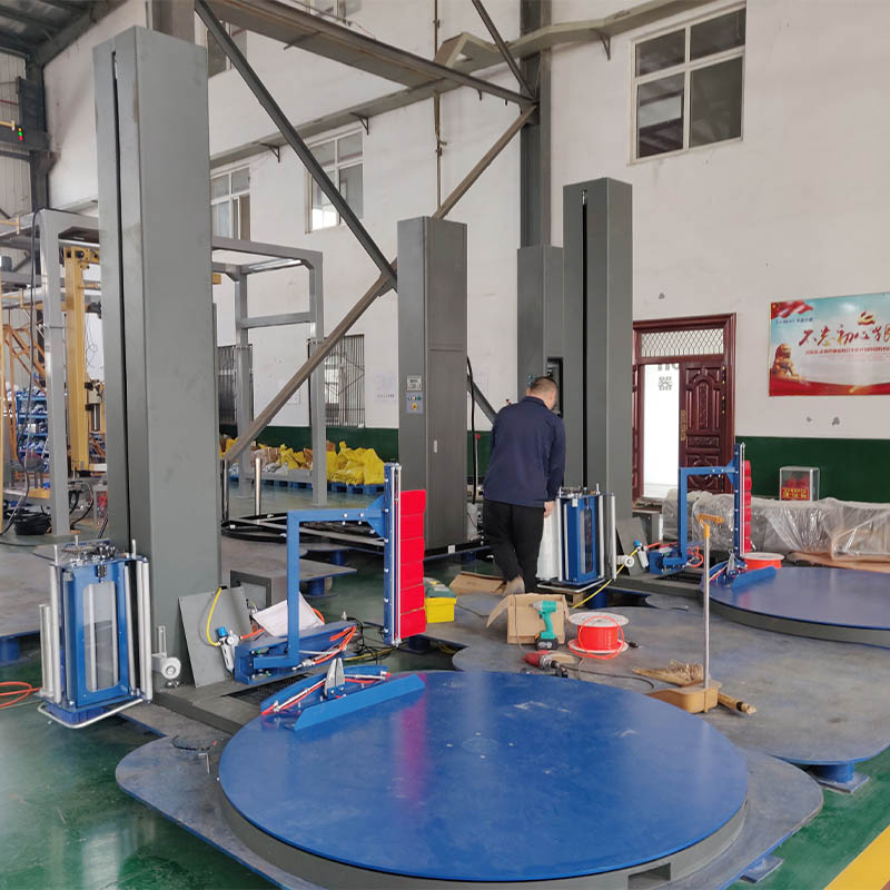 Friction Stretch Film Pallet Wrapping Machine Friction Stretch Film Pallet Wrapping Machine