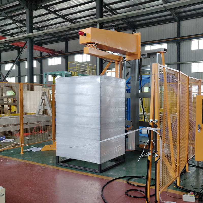 Arm Pallet Stretch Wrapper Wrapping Machine